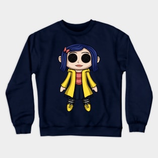 Coraline Doll Chibi Crewneck Sweatshirt